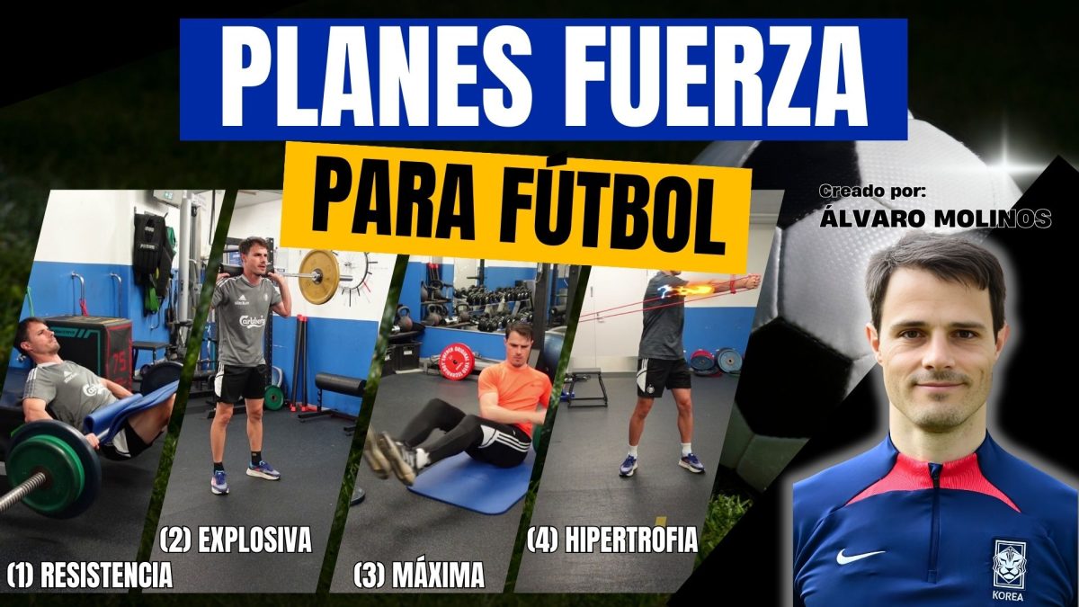 entrenamiento de fuerza para jugadores de fútbol